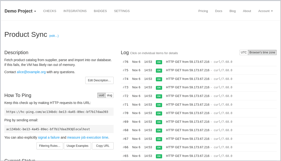 Healthchecks.io