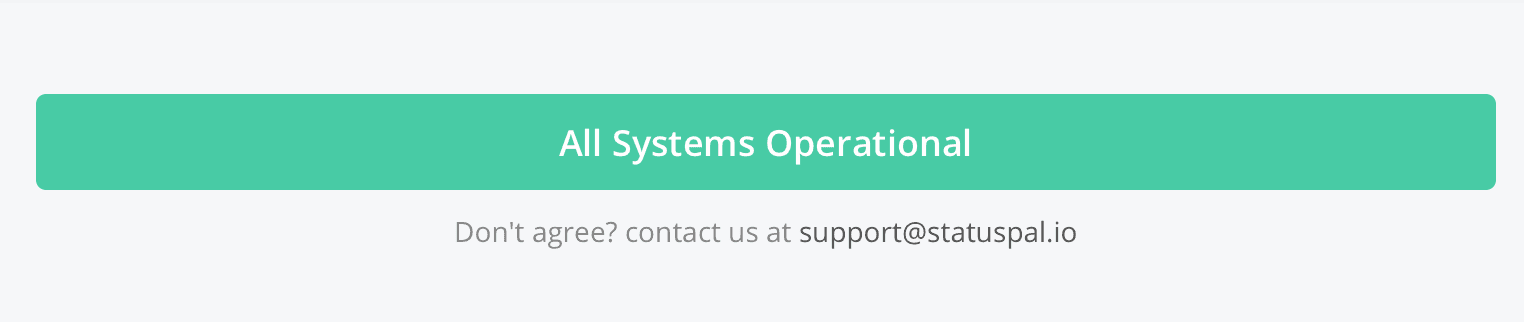 Status page - Twitter imtegration
