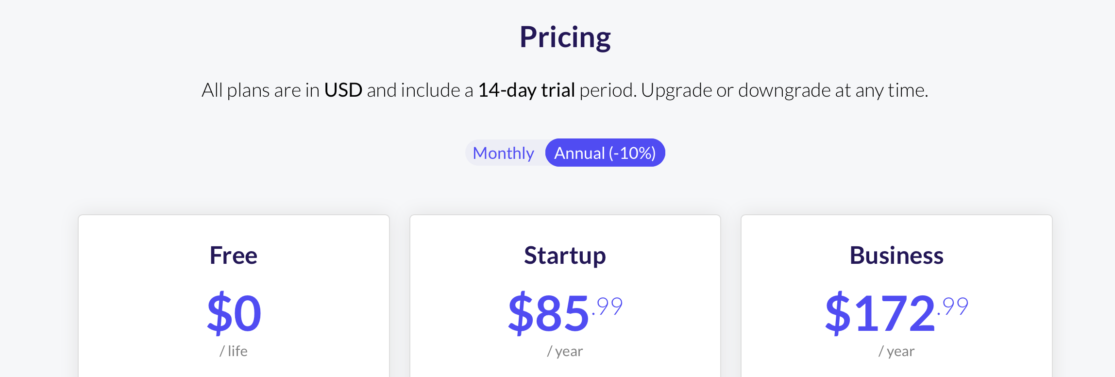 StatusPal Status page pricing