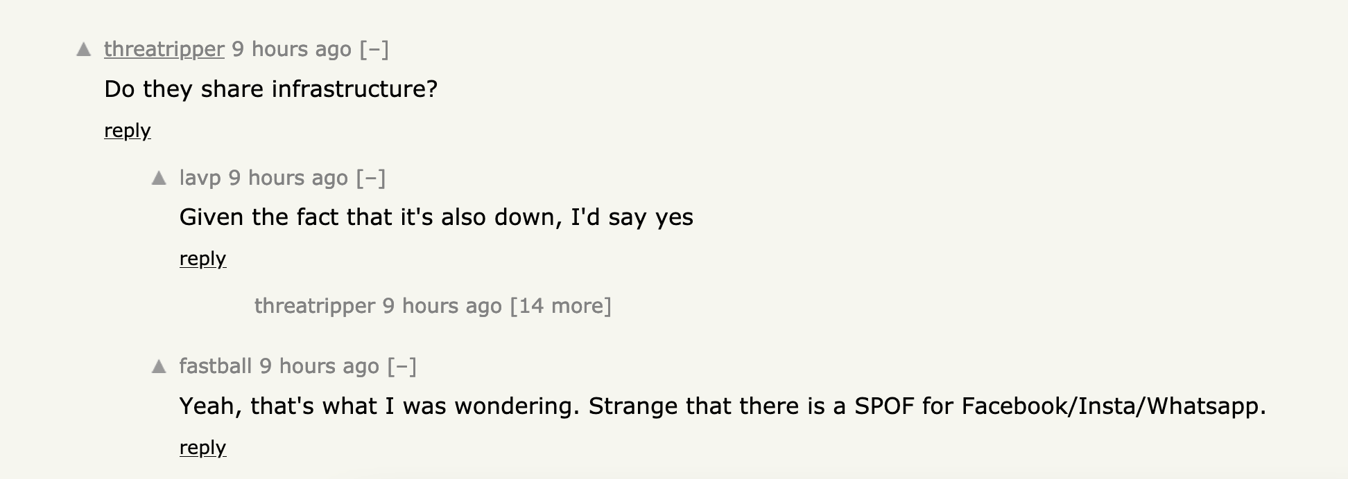 HackerNews comments 2