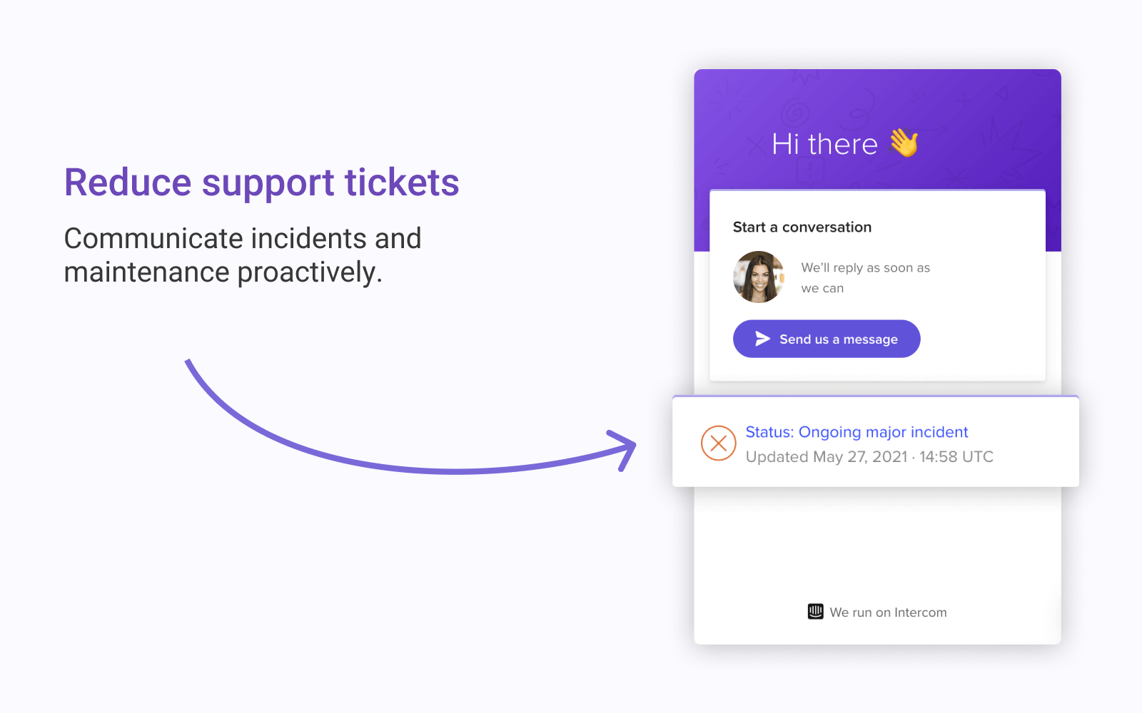 messenger integration, RSS and Calendar subscriptions Statuspal